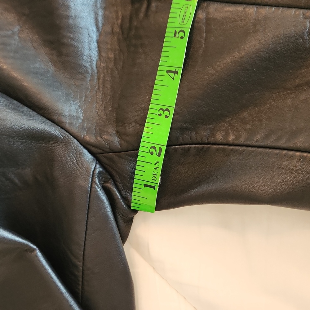 Bod And Christensen Couture  Classic Black Leather Jacket - Picture 8 of 9